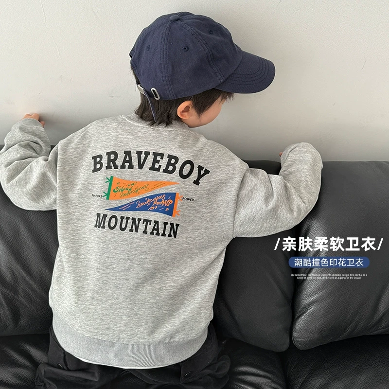 【3.21号新品】男童卫衣春秋款儿童套头衫男孩春季上衣|25ac06