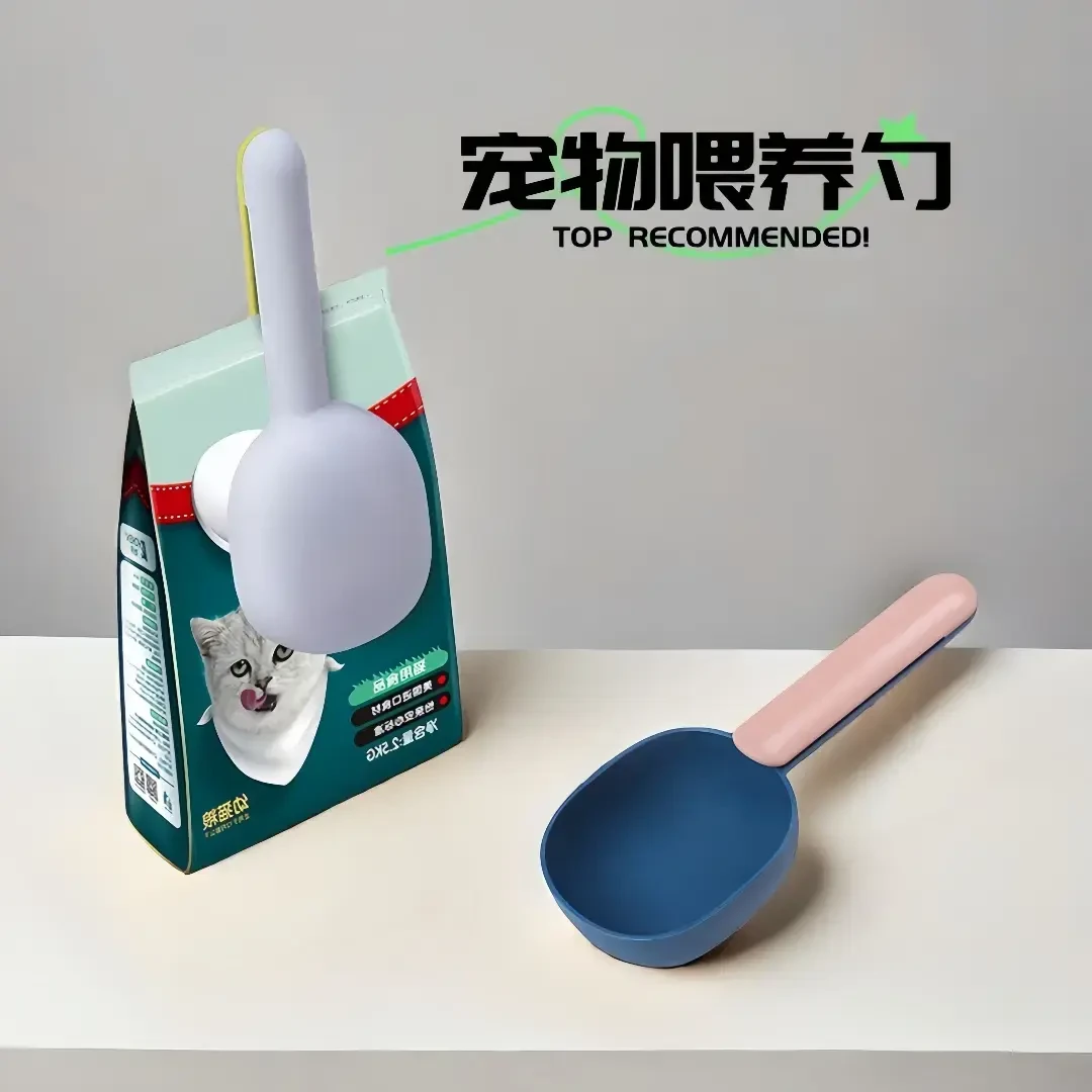 新款食用粮勺方便喂养撞色铲加厚专用撞色食物勺喂食勺塑料加大勺
