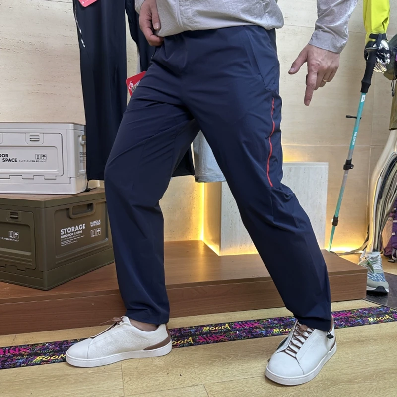 全新升级！超薄透气皮肤裤夏季男子轻量薄款户外运动训练休闲长裤