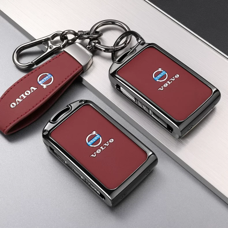 适用于沃尔沃s60钥匙套25新款s90汽车xc90男女xc40壳xc60专用扣包