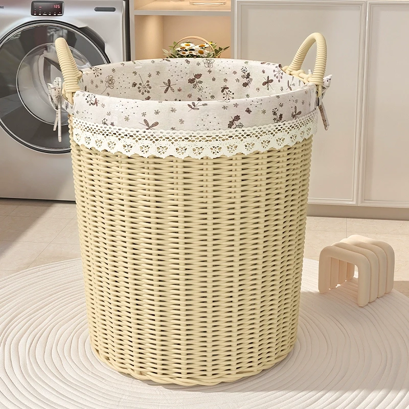 ins脏衣篮家用脏衣服收纳筐高颜值脏衣篓大容量收纳桶网红洗衣篮