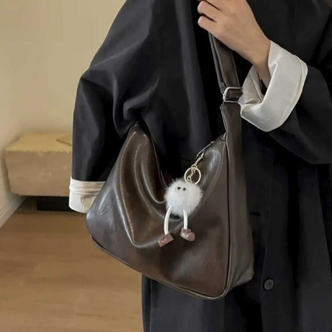 1–99时尚百搭大容量单肩斜挎托特包通勤大学生休闲包包女