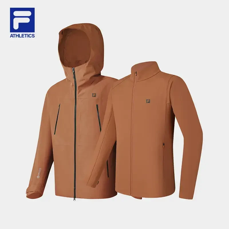 Fila/斐乐男装新款【多场景跨温差】百搭上衣加绒两件套A11M517724F