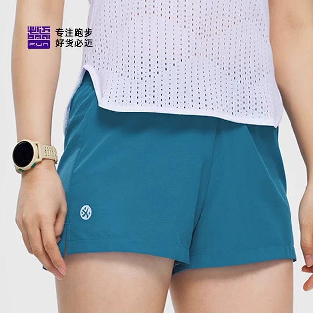 必迈夏新款马拉松跑步短裤竞速1.5寸男女速干衣透气健身运动套装