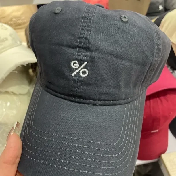 美式复古显脸小软顶刺绣宽檐水洗棉棒球帽