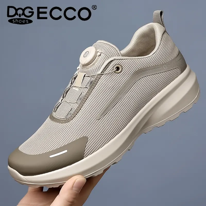 DQGECCO爱步特伦休闲鞋男春季透气轻便户外跑步鞋防滑软底徒步鞋
