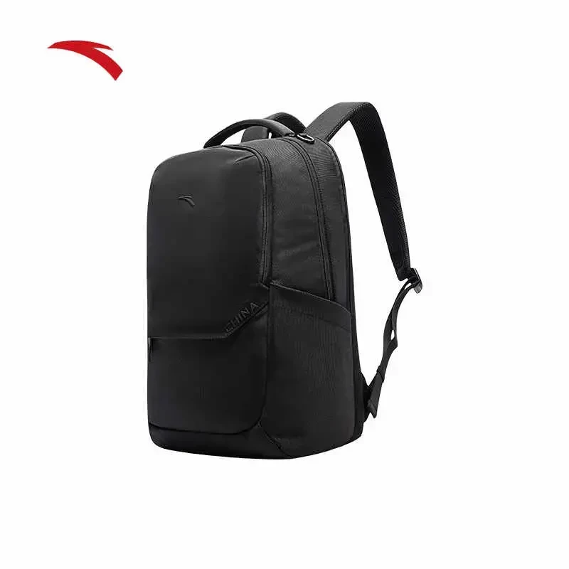 安踏双肩包大容量通勤包运动背包减负电脑包简约高级灰色黑色背包