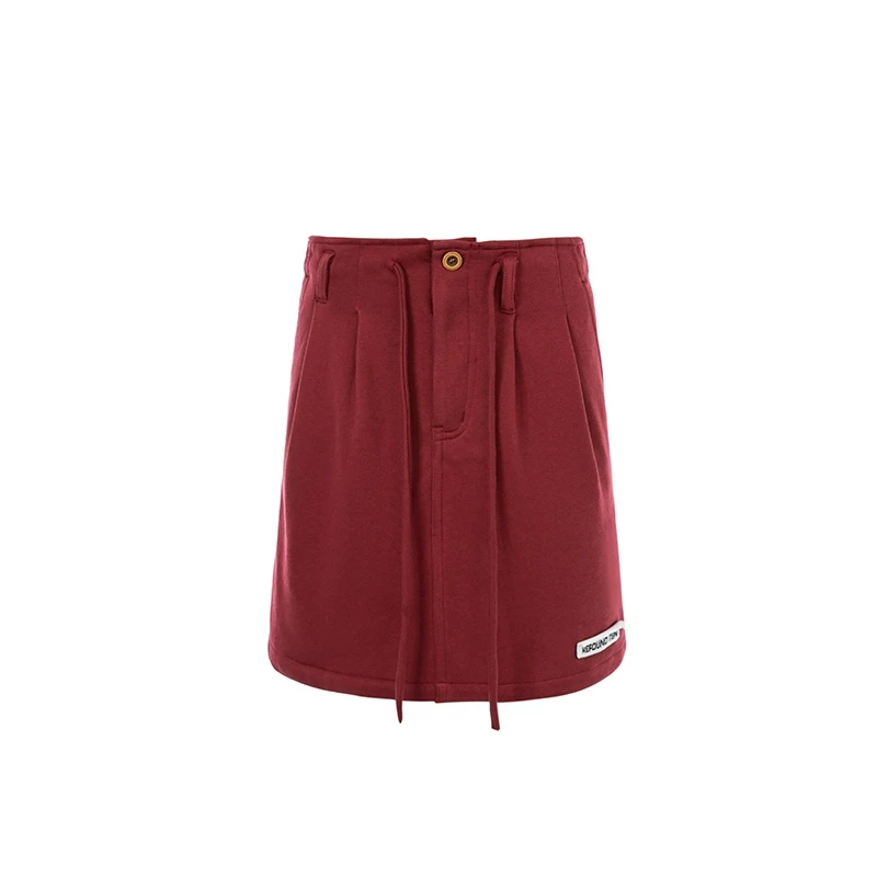 【REFOUND TEN】新品25春夏拉链休闲卫衣半身裙