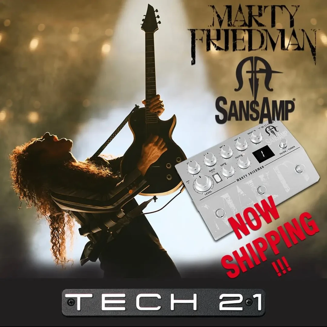 现货 TECH21 MF-1 Marty Fridman签名款综合效果器