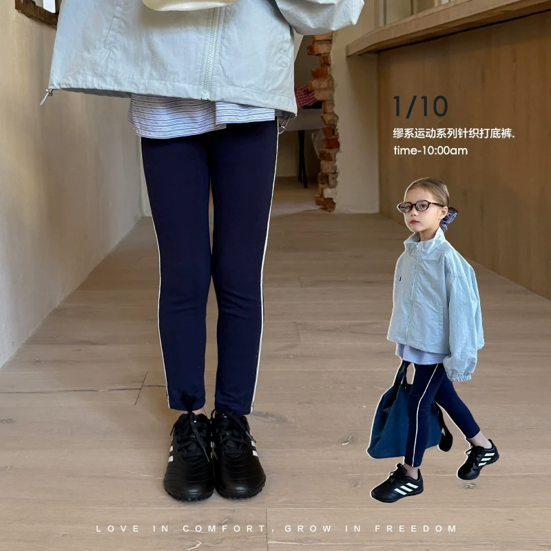 SKA2551女童韩版洋气休闲百搭打底裤春装新款幼儿园弹力运动裤潮