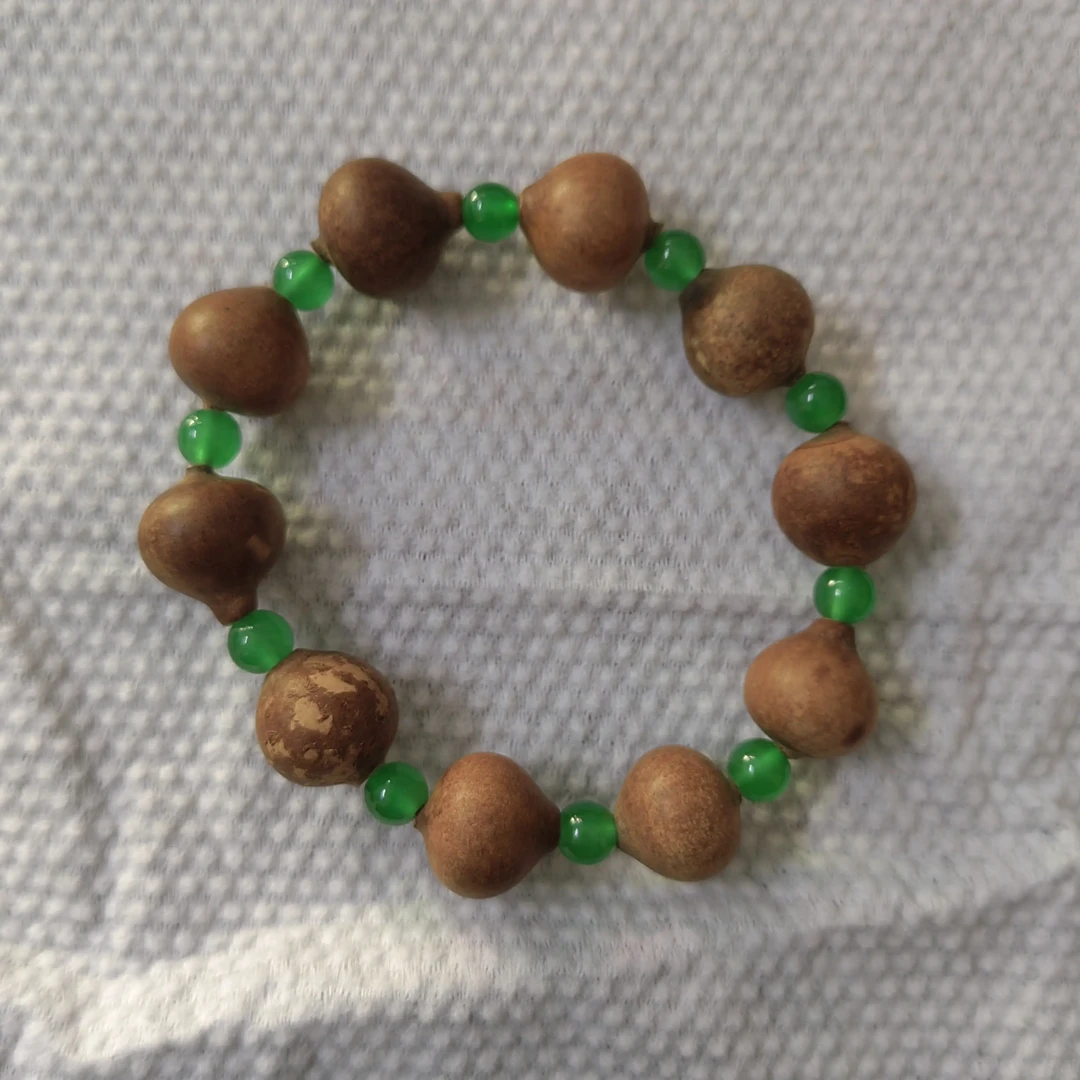 天然葫芦手串水滴花皮水滴