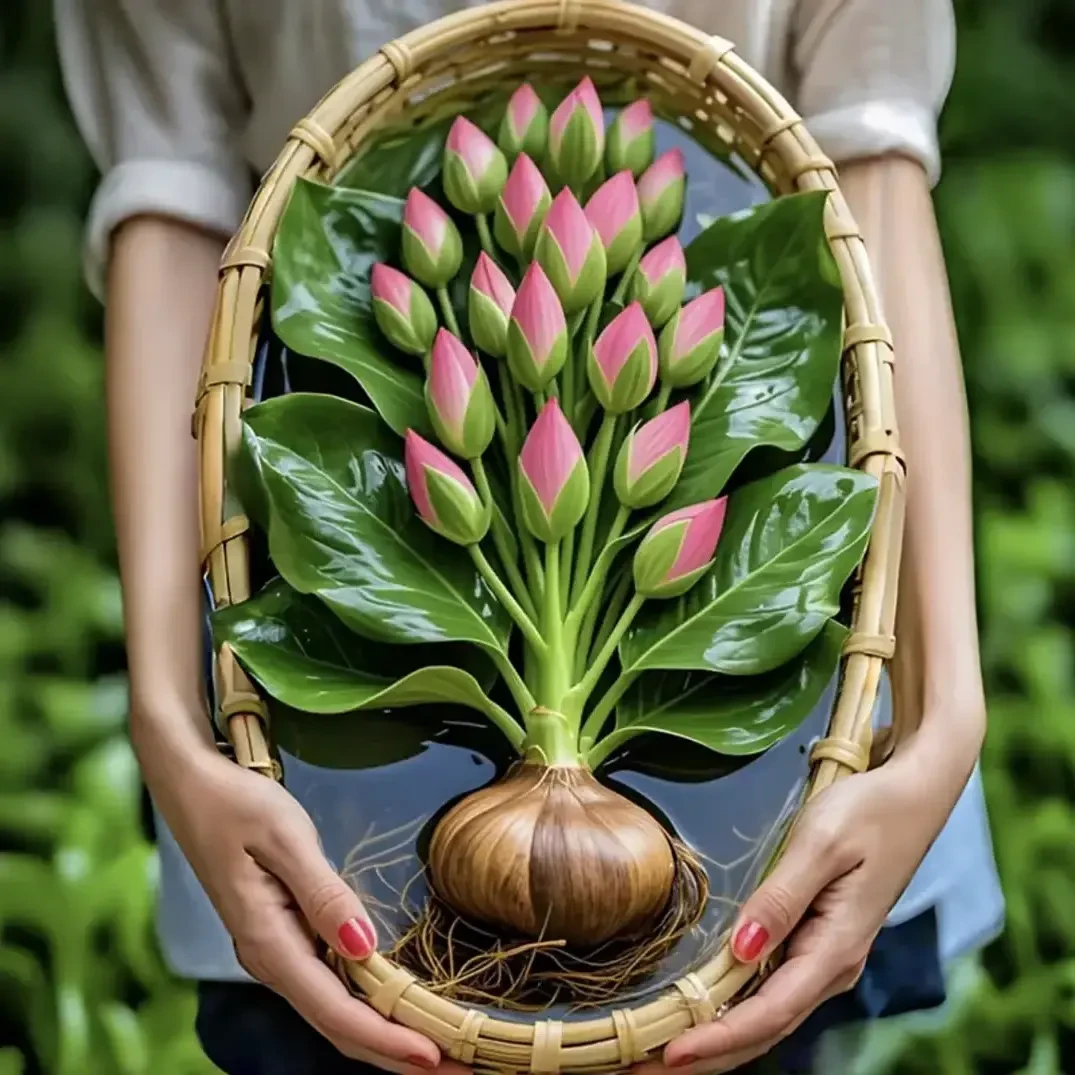 热销【水培金钻】金钻种球盆栽室内净化空气花卉植物水培土培盆栽
