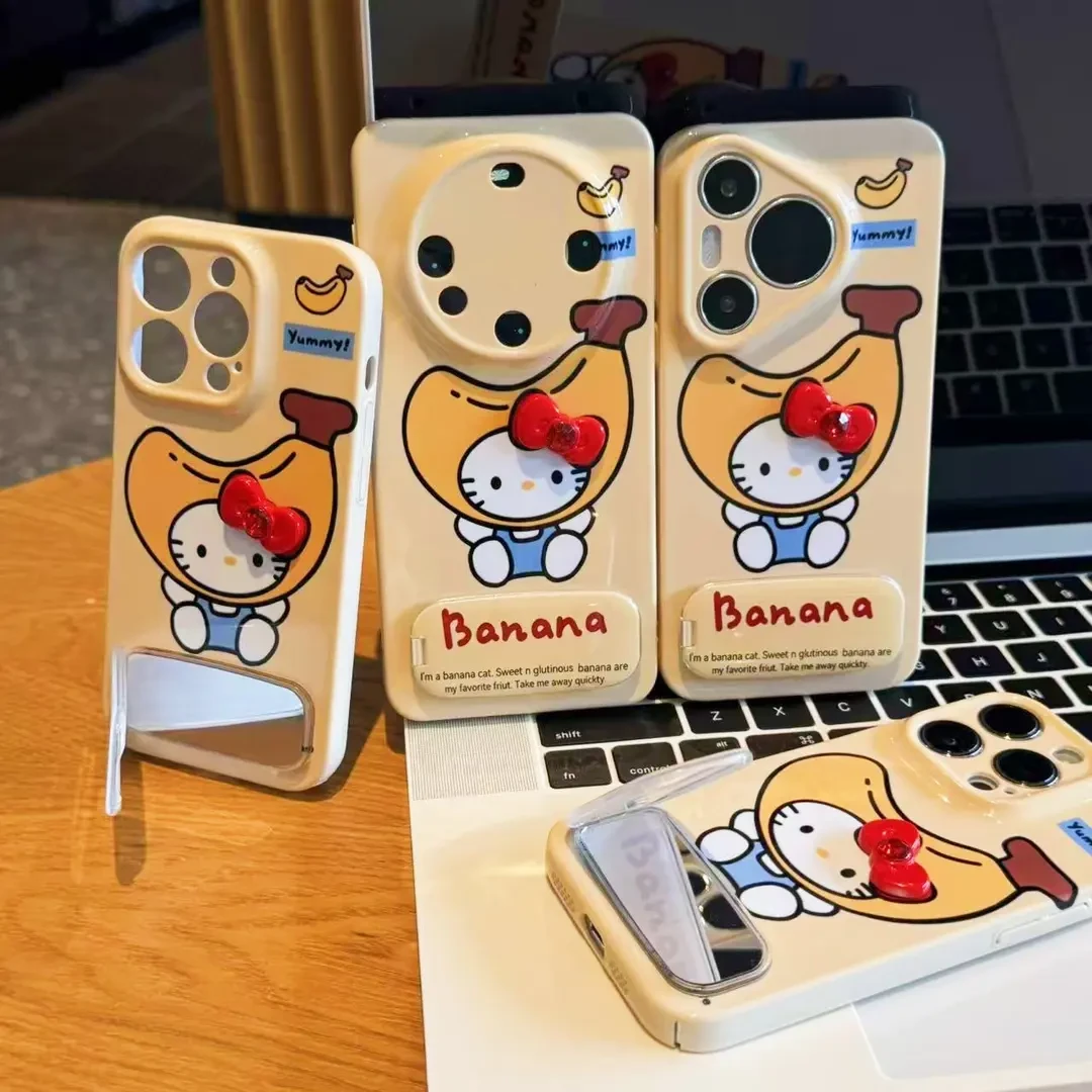 香蕉凯蒂适用红米turbo4Pro手机壳ins风全包防摔创意turbo3菲林壳