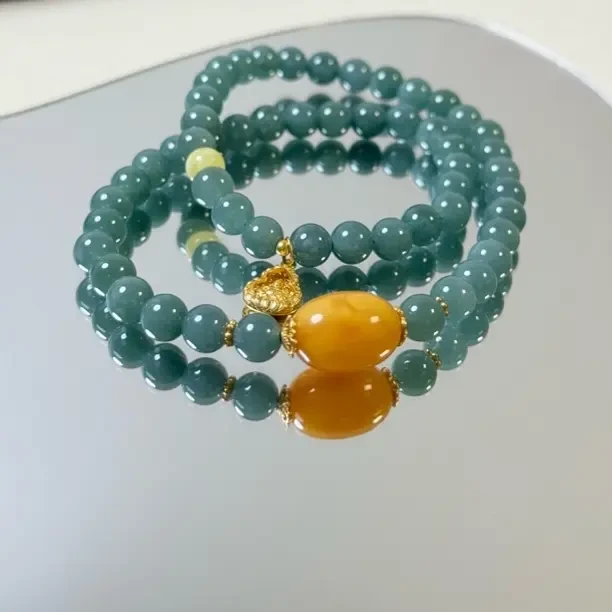 非金属仿水晶手链 双圈手串女款高级感小众设计饰品