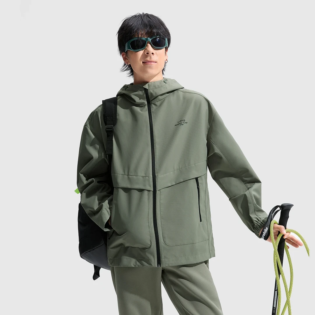 李宁春夏运动风衣防泼水防晒男女户外时尚百搭防风外套AFDU951