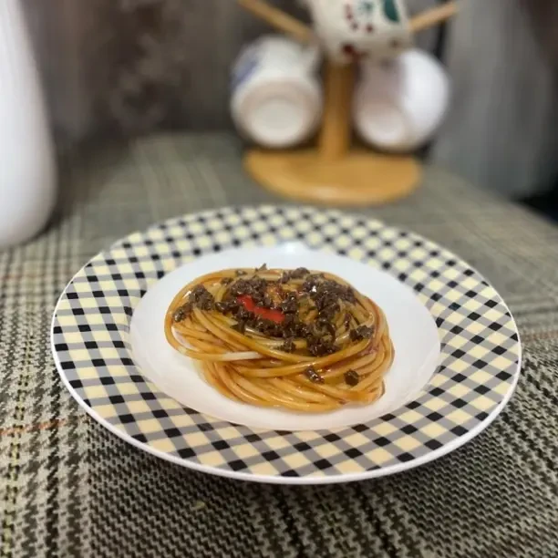 欧式黑格子纹陶瓷西餐盘点心盘8.3英寸