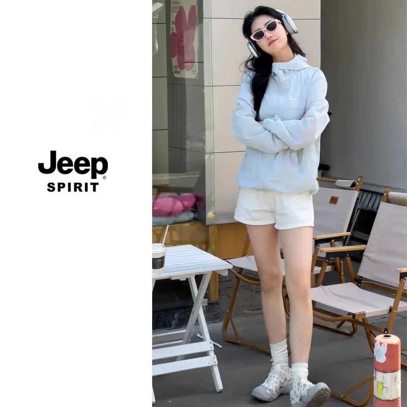 JEEPSPIRIT冰丝防晒衣男女同款多夏季多巴胺防紫外线薄款透气速干