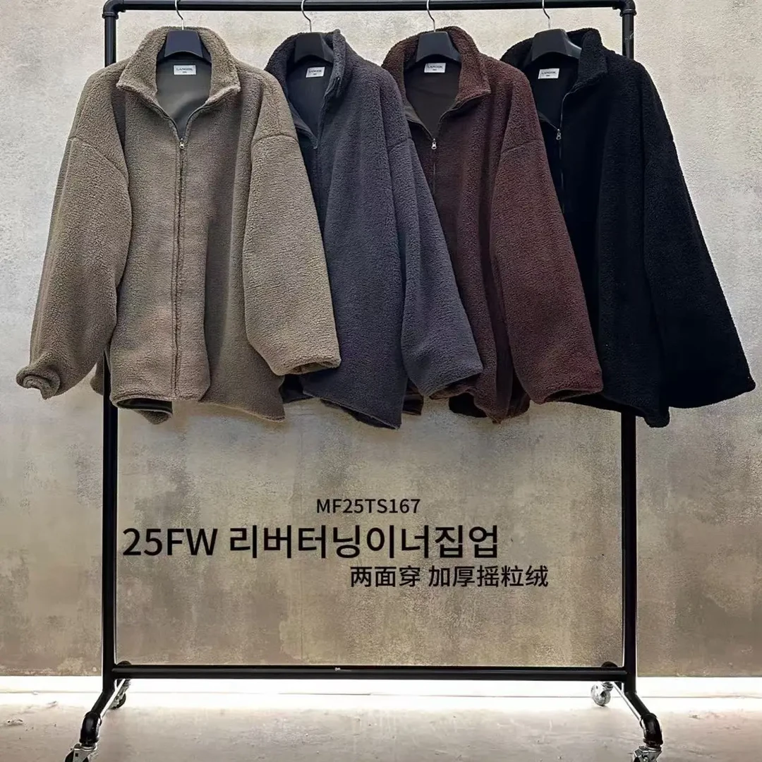 （DDYY 韩国女装）Langer 大灯新款摇粒绒两面穿（谨慎下单拒收退换）