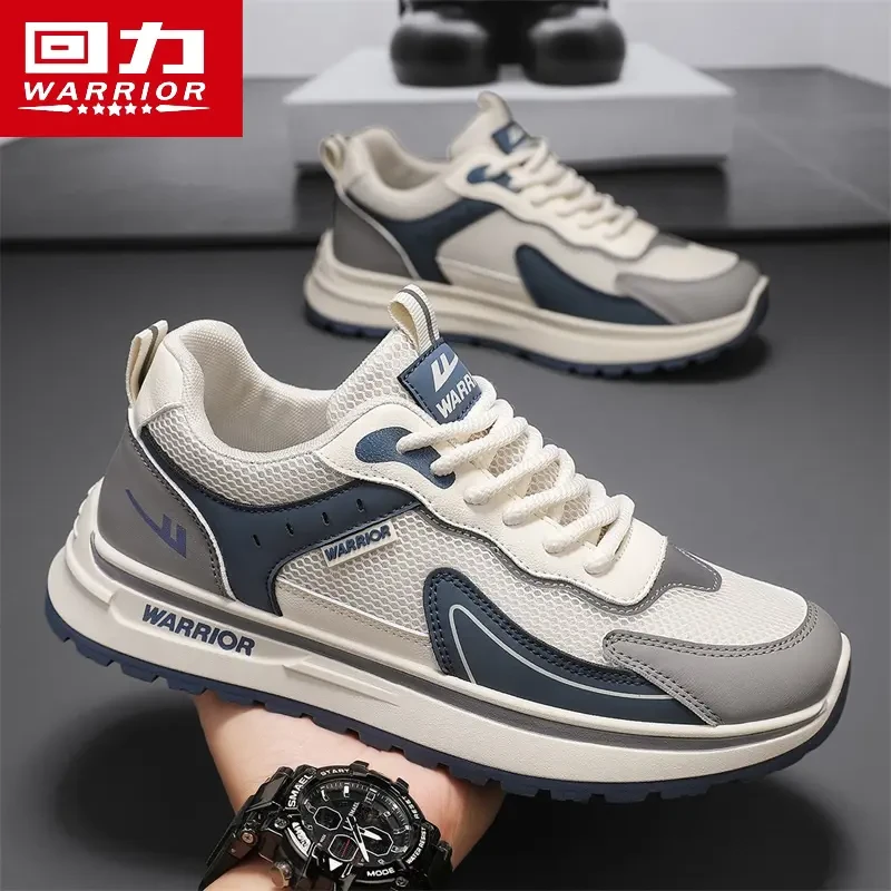 回力男鞋春季2025新款休闲运动鞋青少年百搭厚底防滑跑步阿甘潮鞋