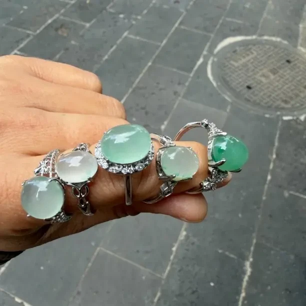 天然非洲翠戒指多样性发其一