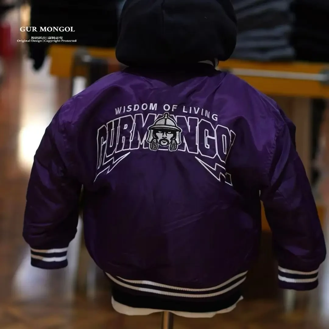 GUR MONGOL 亲子款 儿童棒球服