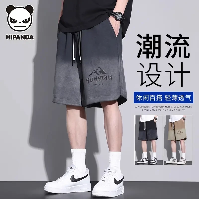 休闲美式短裤男夏季新款潮流宽松运动五分裤子男大码男士休闲裤