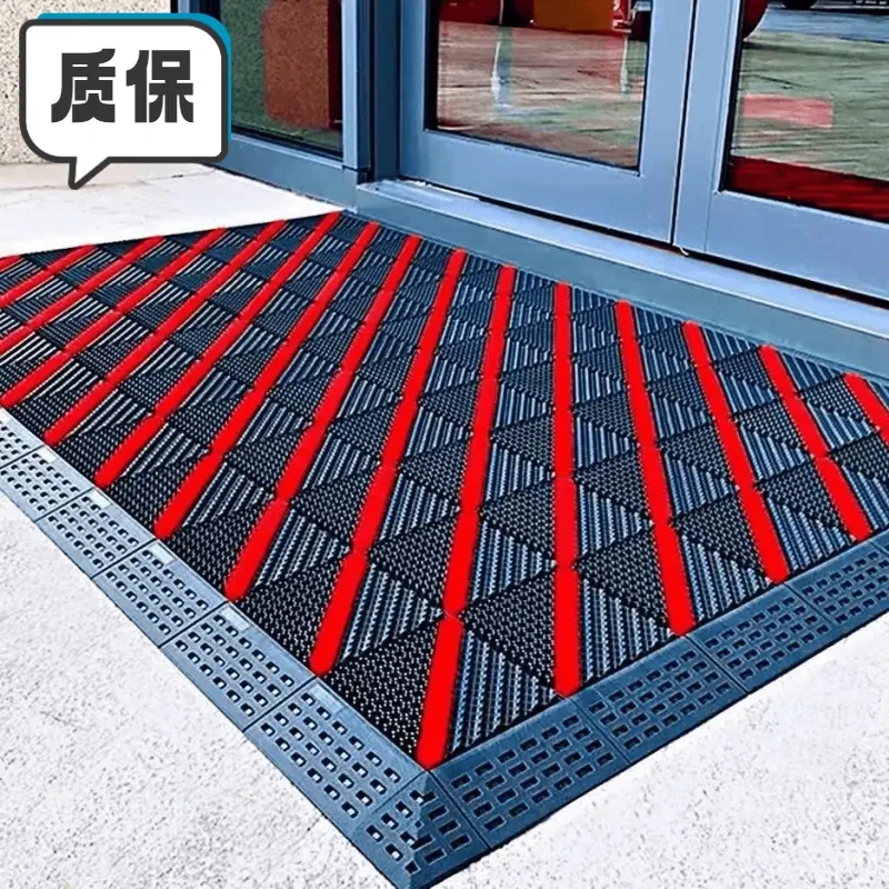 商用镂空地垫门口进门垫室外地毯入户门脚垫拼接防滑垫酒店大堂