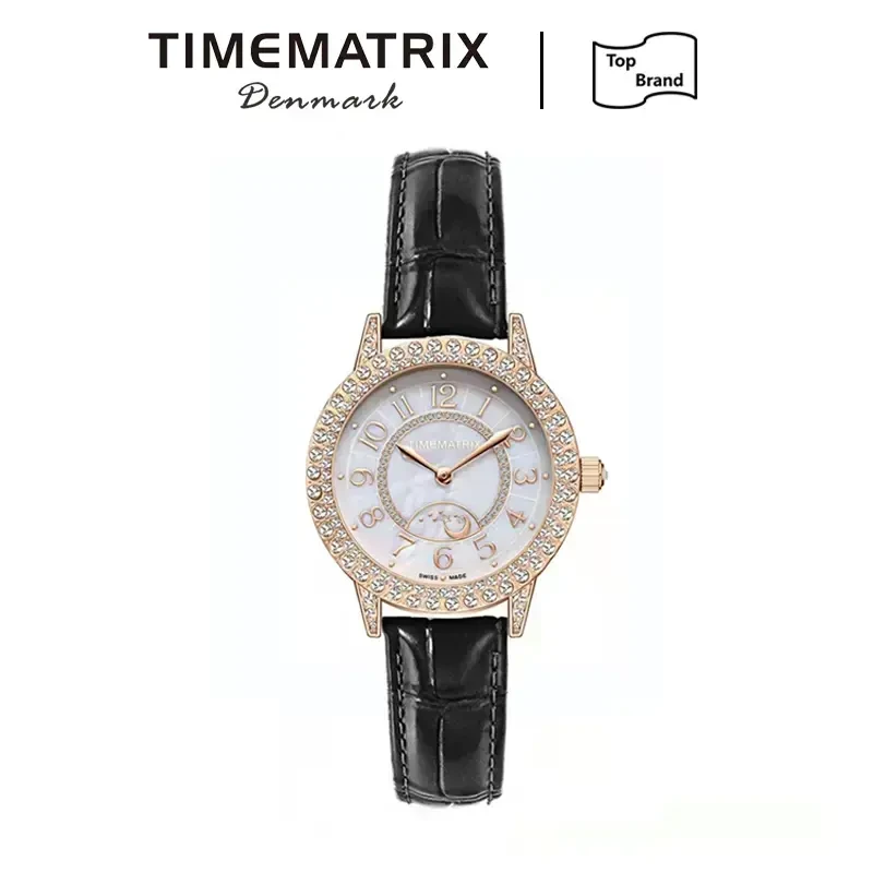 TIMEMATRIX时尚百搭气质女表-TMX663黑白-SZ