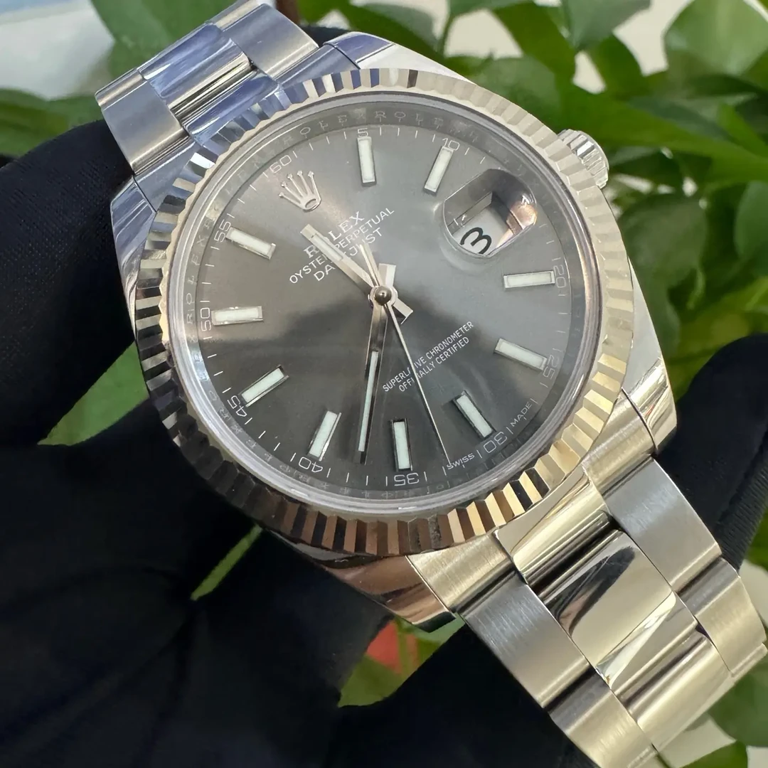 99新 Rolex/劳力士 劳力士126334日志系列表径41mm灰盘条刻腕表
