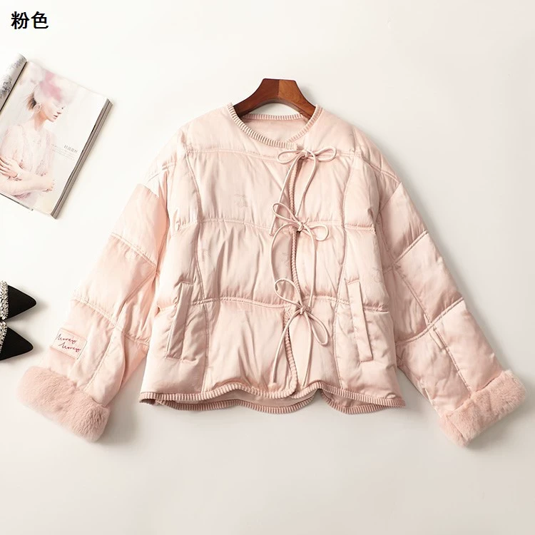 245078冬中长款长袖圆领外套