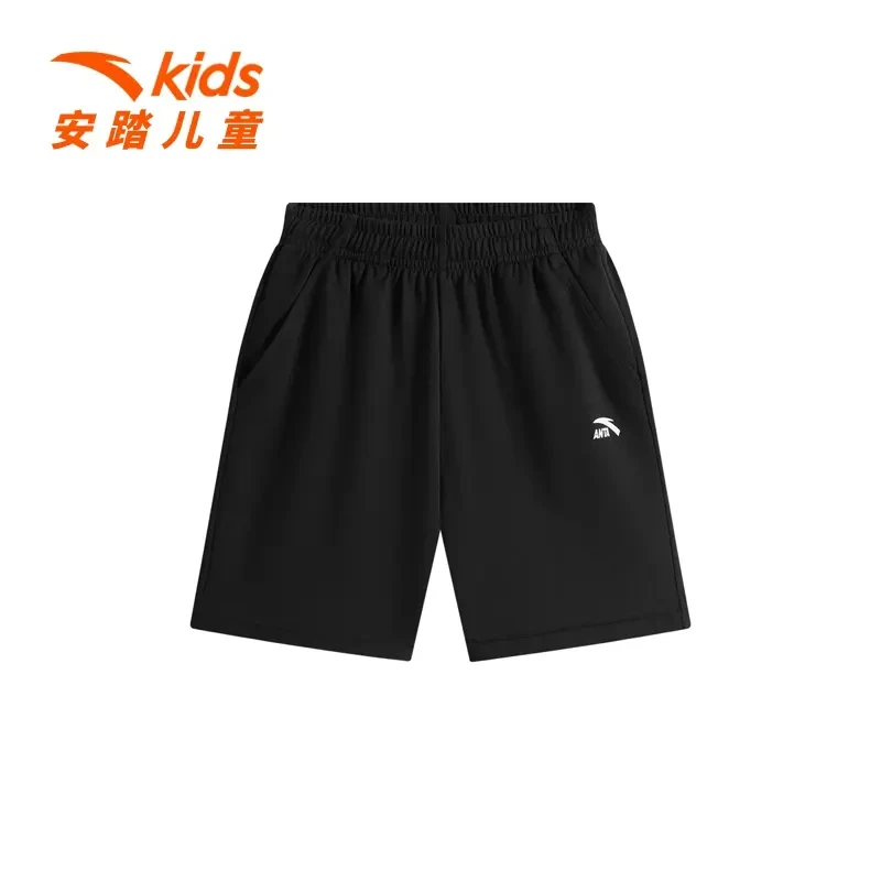 安踏儿童运动裤男童夏季薄款男童中裤短裤针织速干A52527719