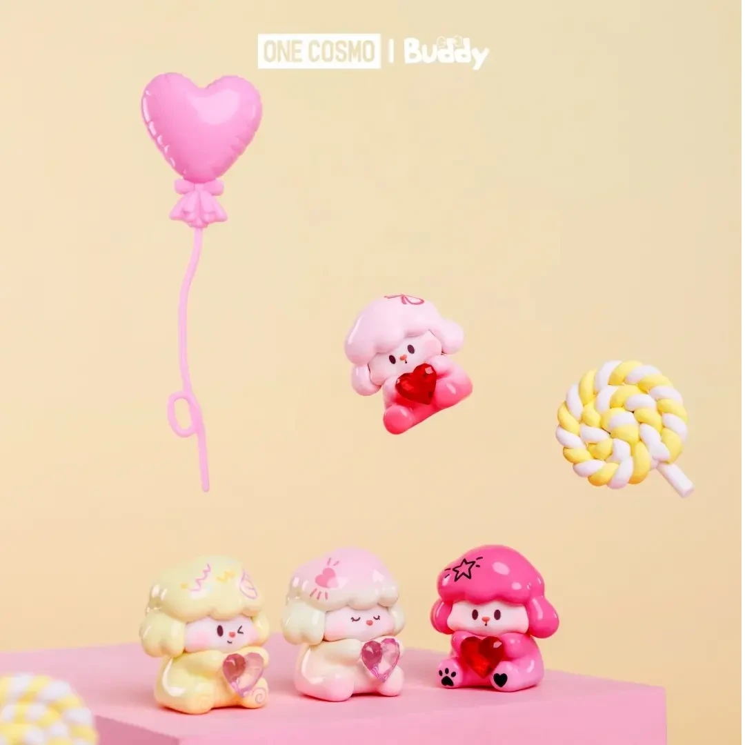 闪耀buddy心动小狗萌粒盲袋潮玩挂饰摆件