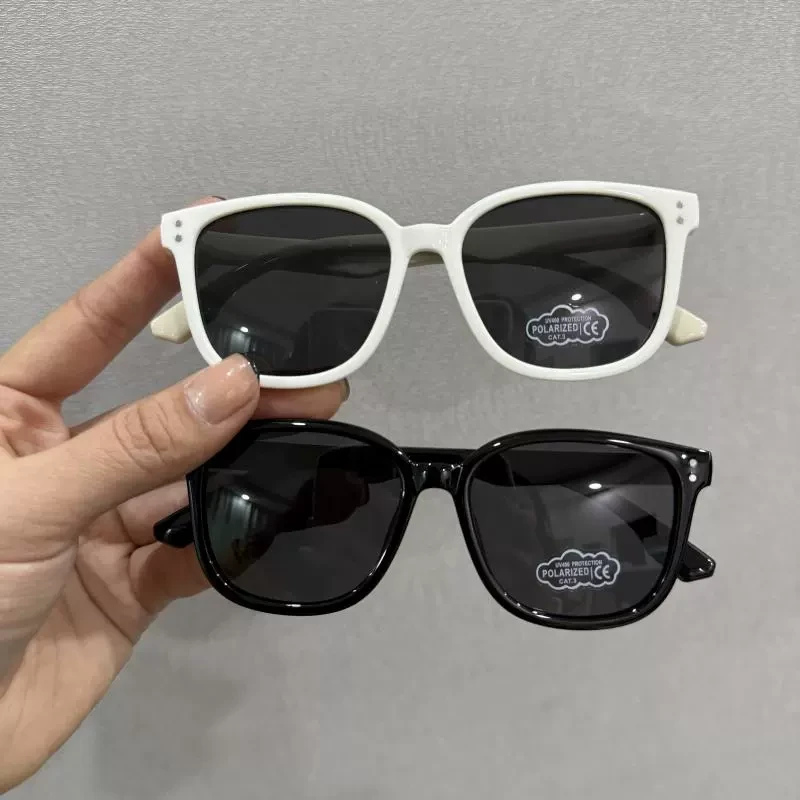 儿童太阳镜女童偏光防紫外线女孩硅胶墨镜男宝宝防晒遮阳