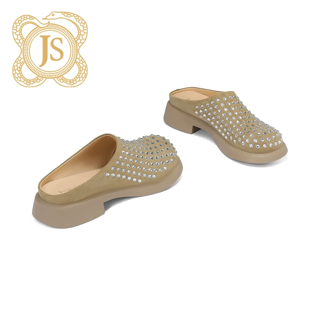 已开价，2260D52535Z包头休闲平底拖鞋复古春夏季透气舒适半拖女