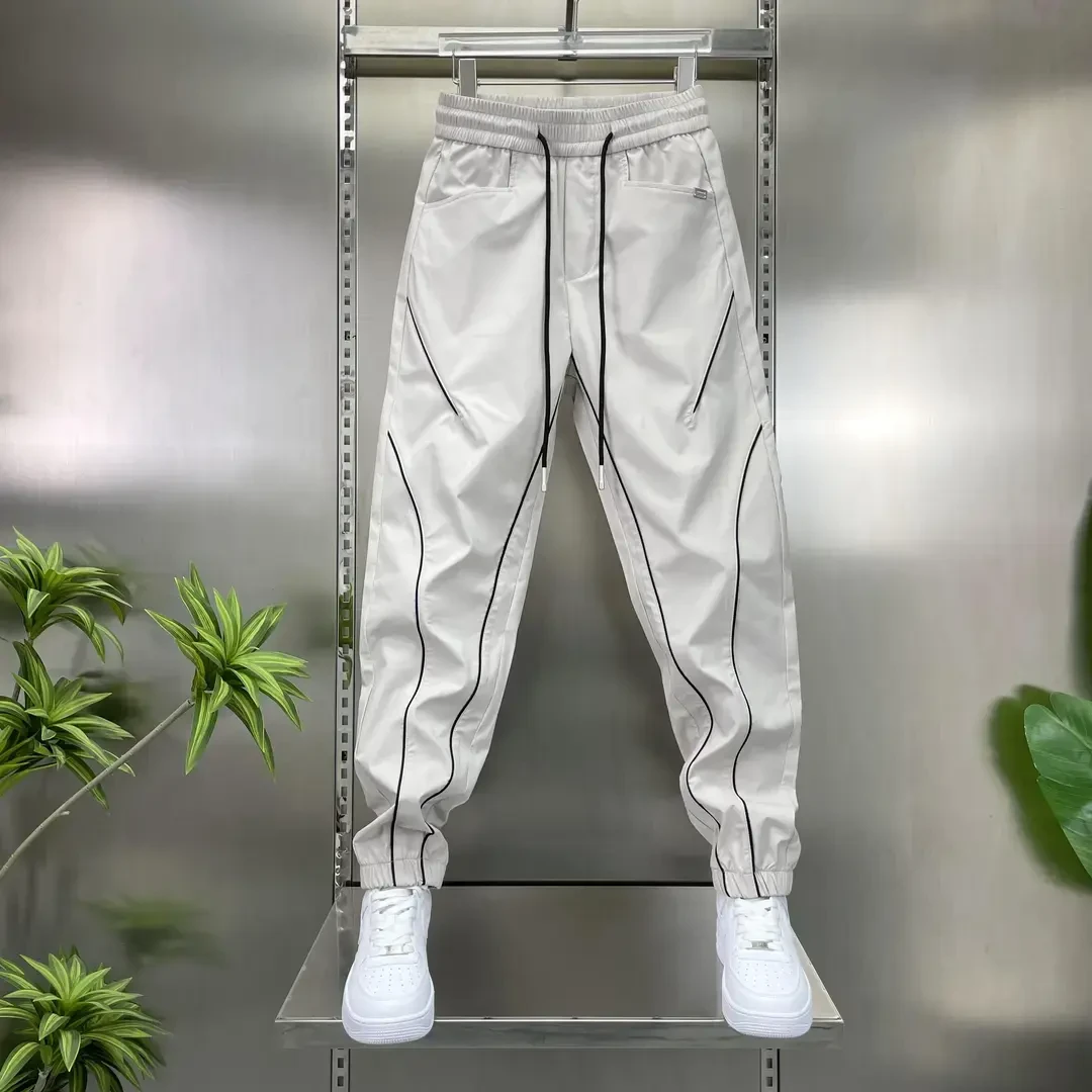 2025春夏款运动休闲时尚户外百搭潮流舒适宽松潮牌束腿弹力冲锋裤