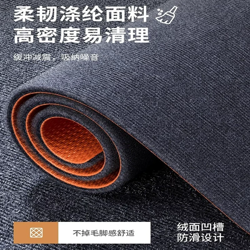 单条纹地毯隔音可裁剪地垫防滑免洗减震无甲醛TPE单条纹地毯批发