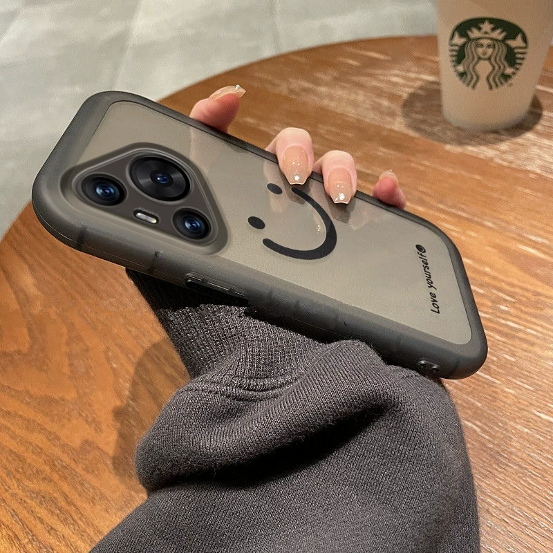 适用华为pura70pro＋手机壳高级感小众p60简约2024男女情侣硅胶防