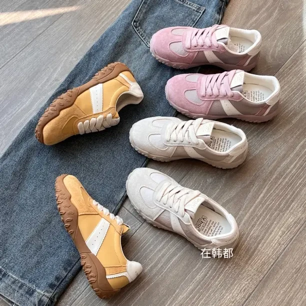 【ZHD】爆款欧若风 2025新款三色时髦复古潮流 德训休闲鞋A182