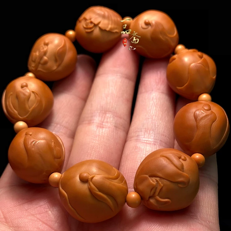 无相佛橄榄核手串男款盘玩高端文玩核雕精雕佛像浮雕雕刻男士女款