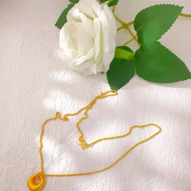 铜合金项链 MG 时尚小铃铛项链0.10g