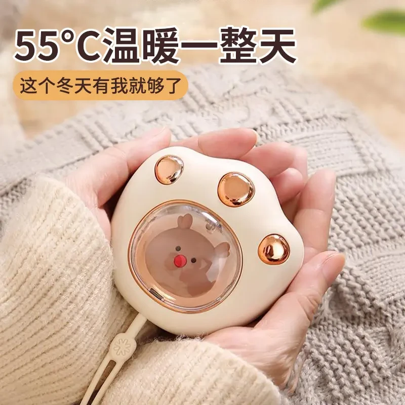 猫爪暖手宝充电随身携带usb防爆自发热女生暖手可爱取暖宝宝冬天