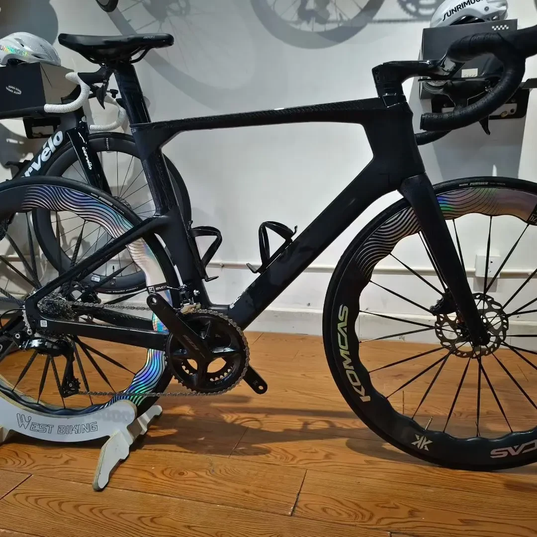 碳纤维破风竞速公路车7120电变油碟碳轮碳纤维公路车105大套24速