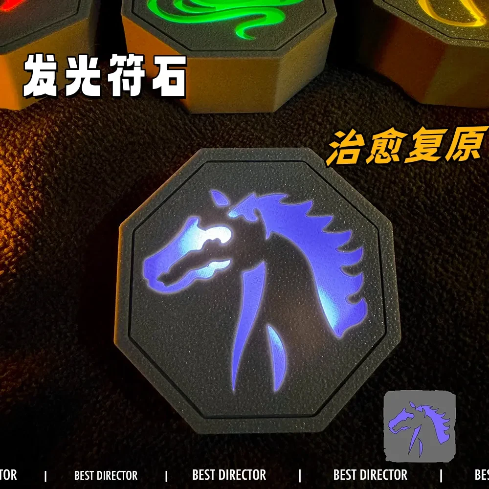 【咕噜】龙叔历险记十二生肖符石12生肖摆件发完发光礼物个人用品