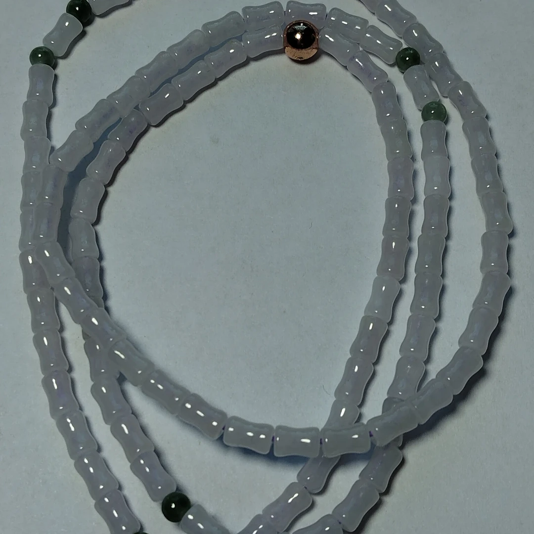 天然缅甸翡翠A货冰晴水竹节时尚百搭挂件