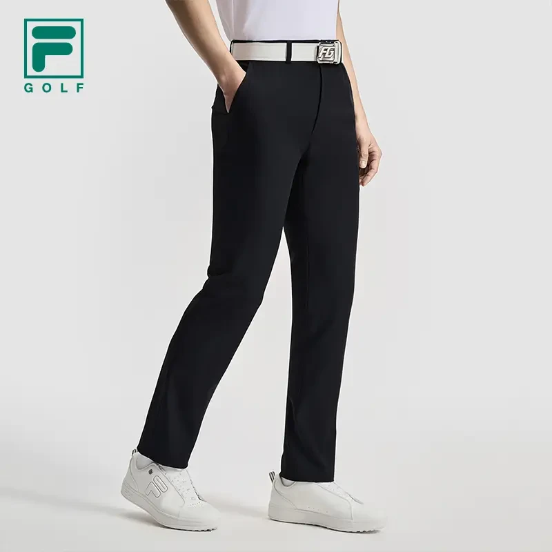 Fila/斐乐男【高尔夫梭织运动裤】商务运动速干长裤A11M525803F