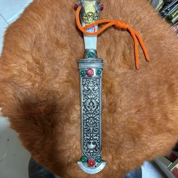 民族特色藏式手工锻打户外家用收藏送礼随身便携瓜果削皮刀