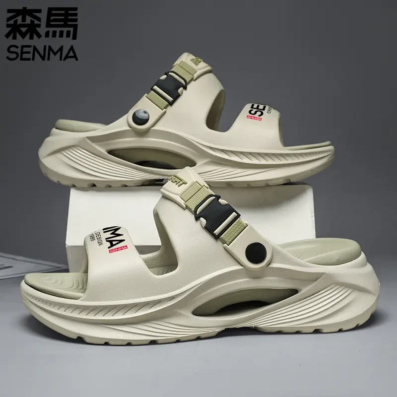 森马夏季凉拖男士新款透气运动拖鞋休闲户外厚底防滑专用沙滩凉鞋