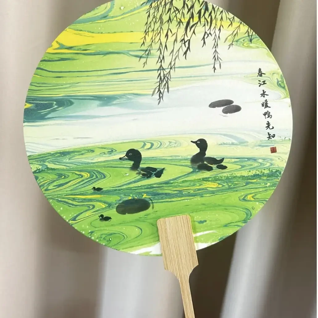 天然大漆非遗漆扇团扇现货