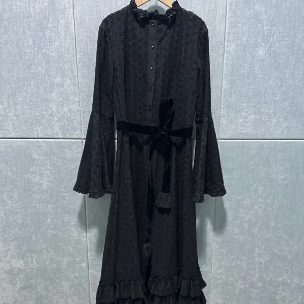 修身显瘦重工羊毛元素收腰气质连衣裙