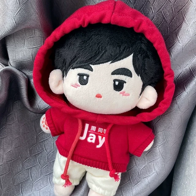 周边毛绒玩具明星玩偶周同学摆件穿脱娃衣15cm棉花娃娃网红